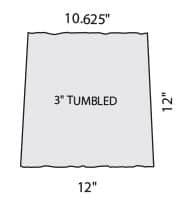 Rochester 3″ Tumbled Wall Cap