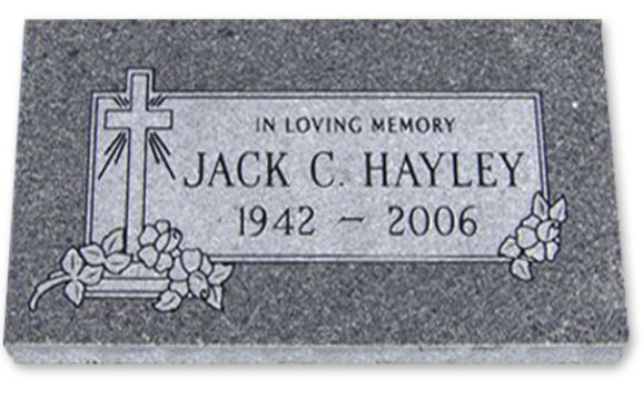 Lay in memorial stone