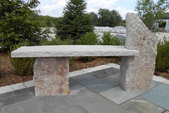 Limestone Bench